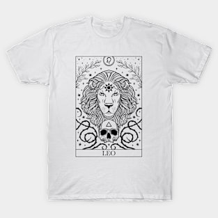 Zodiac sign tarot card Leo T-Shirt